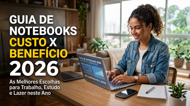 Melhores Notebooks Custo-Benefício de 2026: Guia Completo para Escolher sem Gastar Demais