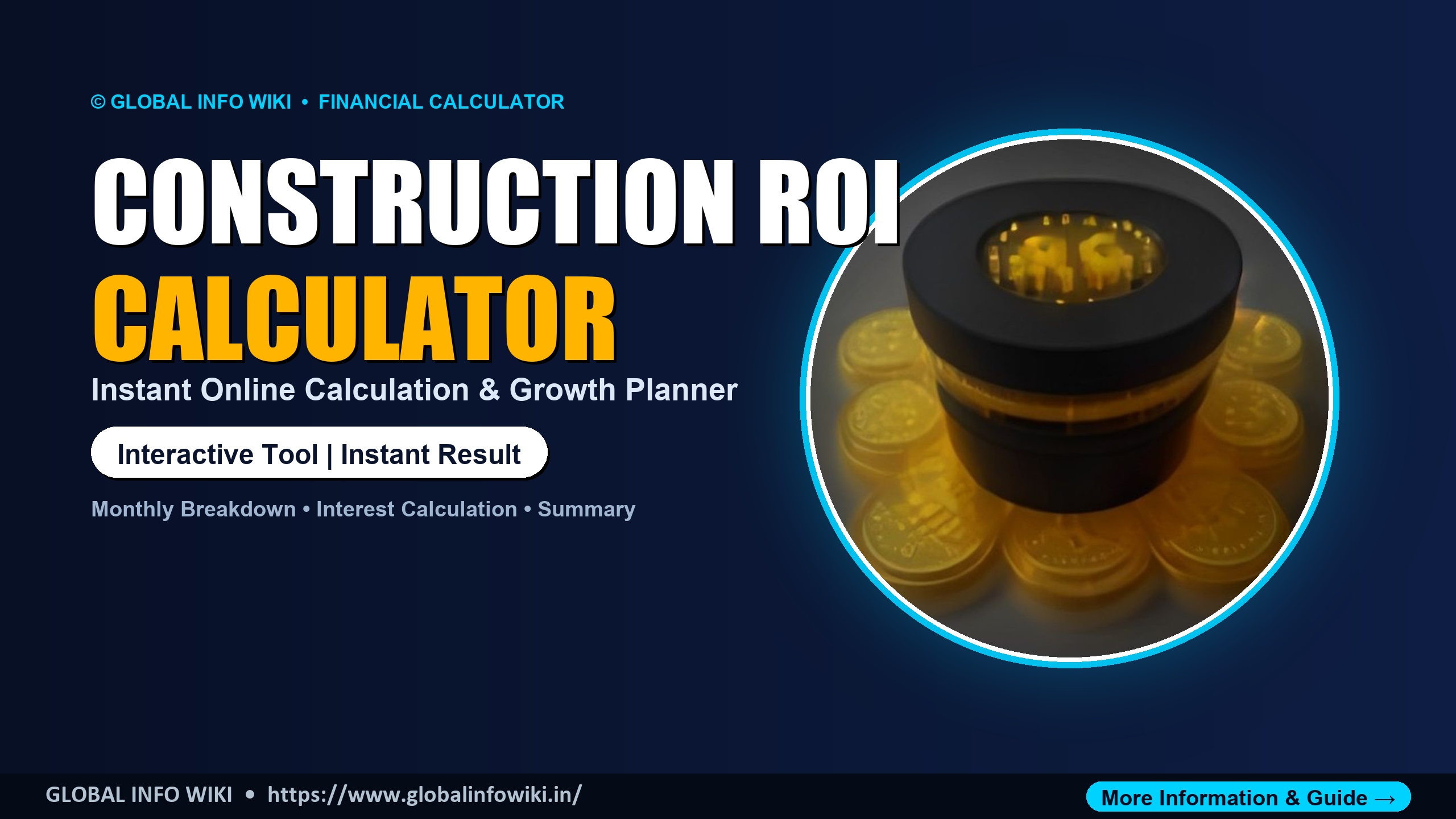 Construction ROI Calculator — Estimate Capital Equipment Return Construction ROI Calculator — Estimate Capital Equipment Return