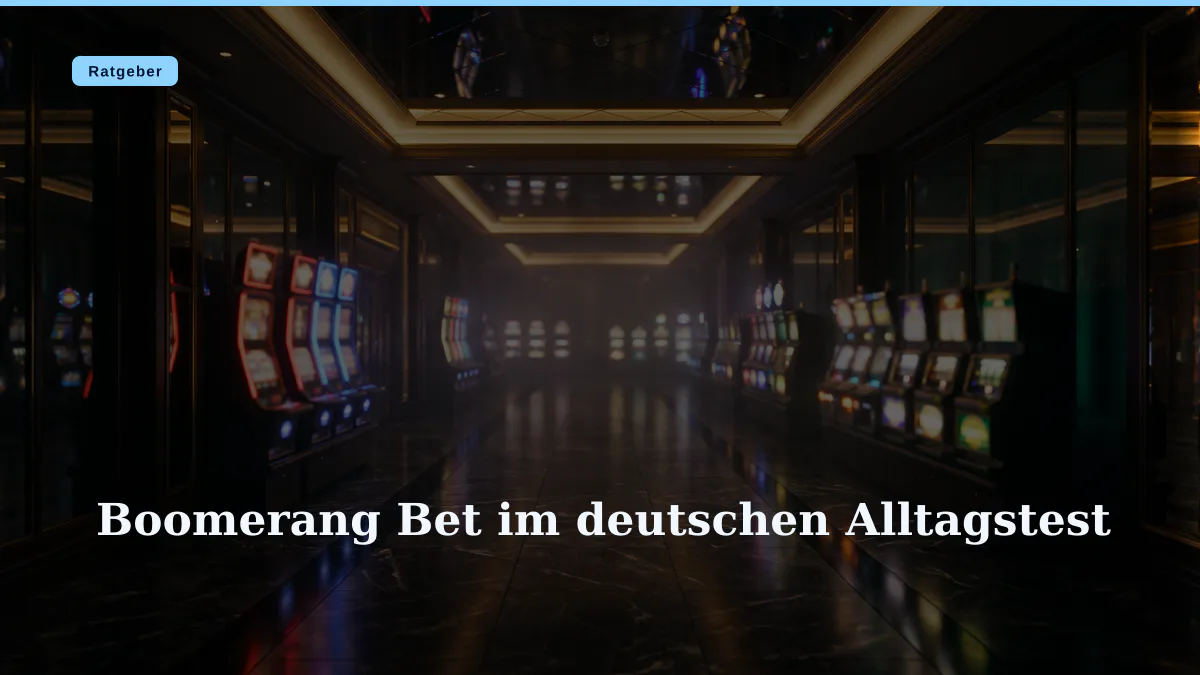 Boomerang Bet im deutschen Alltagstest