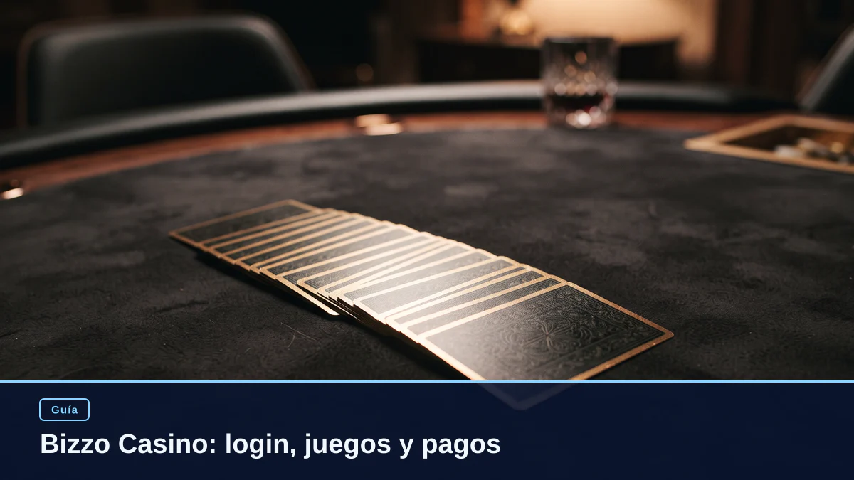 Bizzo Casino: login, juegos y pagos