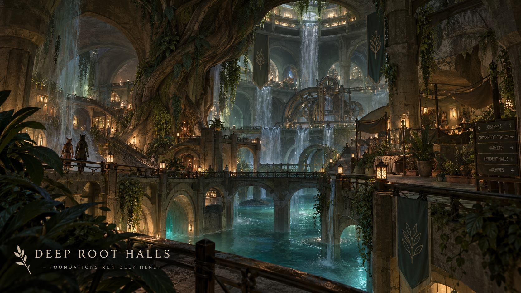 The Deep Root Halls beneath Eirroot