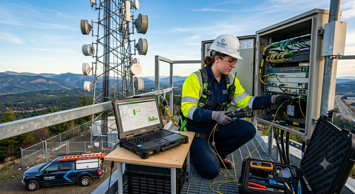 Field Engineer on site