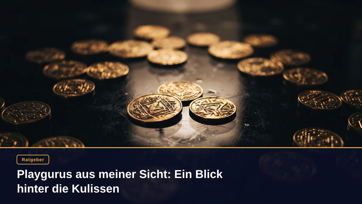 Playgurus aus meiner Sicht: Ein Blick hinter die Kulissen