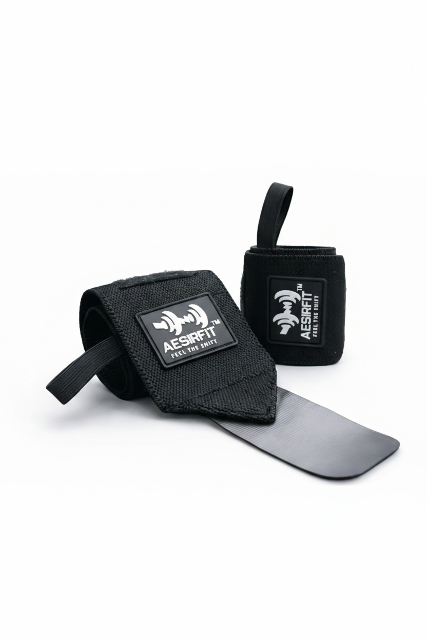 AesirFit Pro Wrist Wraps - Premium wrist support for weightlifting