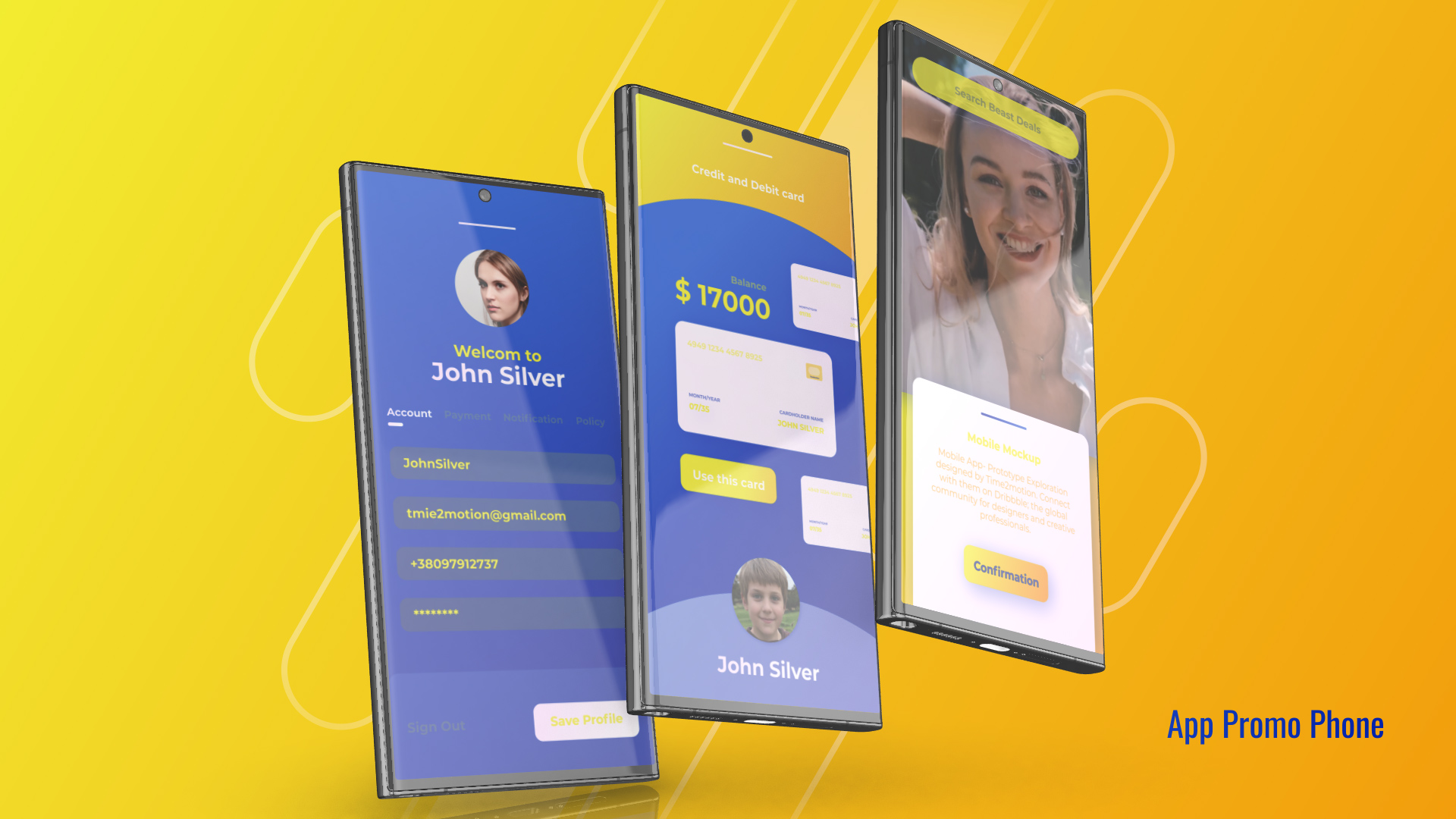 App Mockup Element 3D App Mockup Element 3D