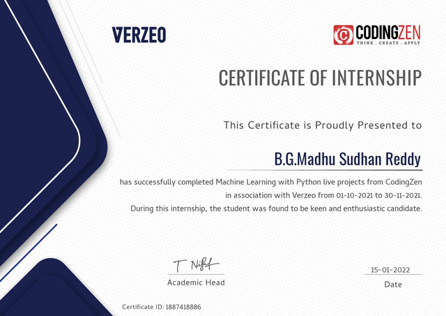 verzeo-certificate