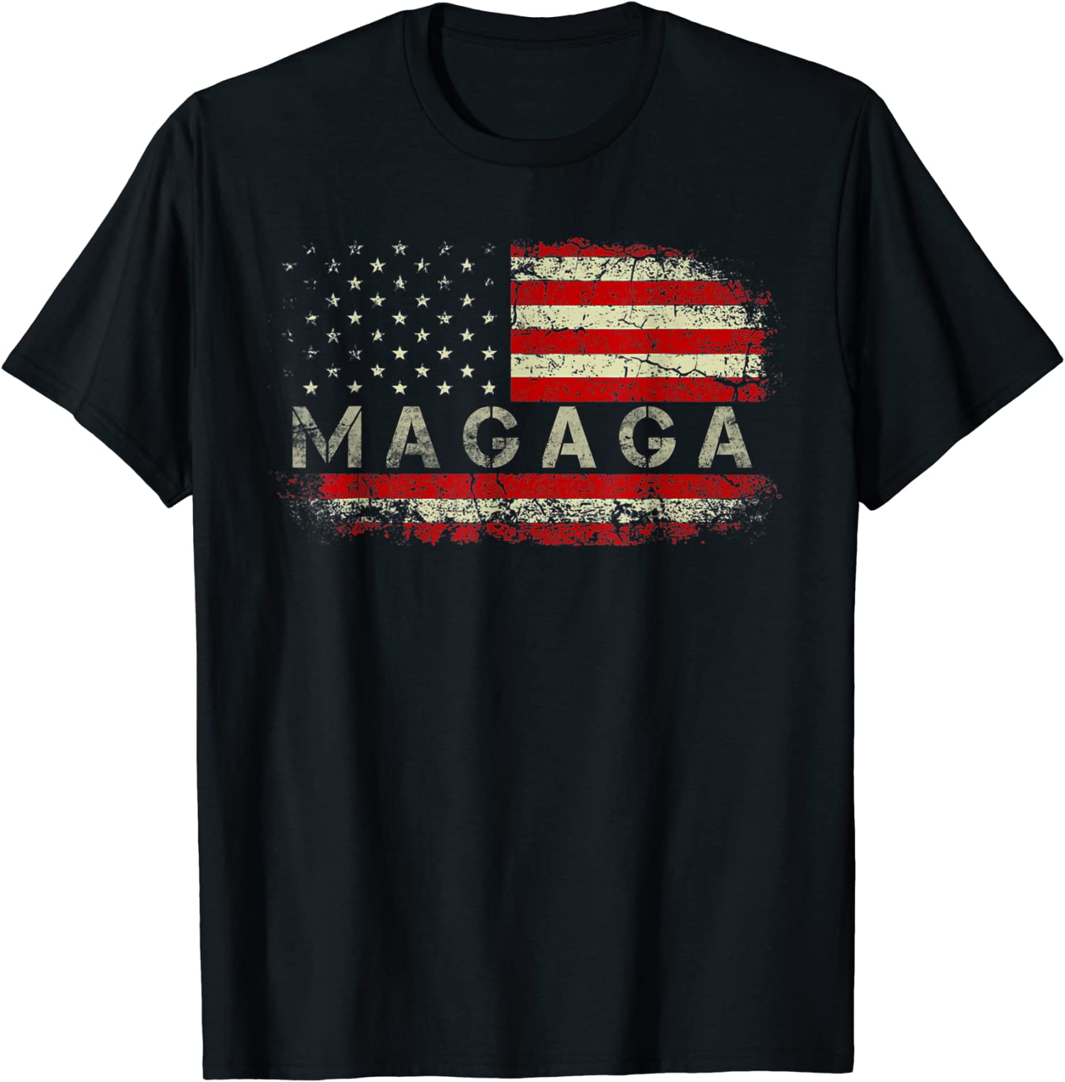 Donald Trump 2024 MAGAGA Take America Back USA Flag Unisex T-Shirt