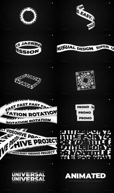Unusual - Titles And Typography - 1
