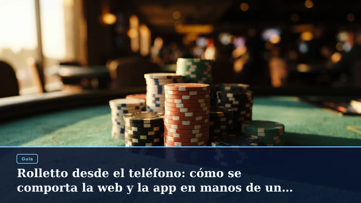 Rolletto desde el teléfono: cómo se comporta la web y la app en manos de un usuario español