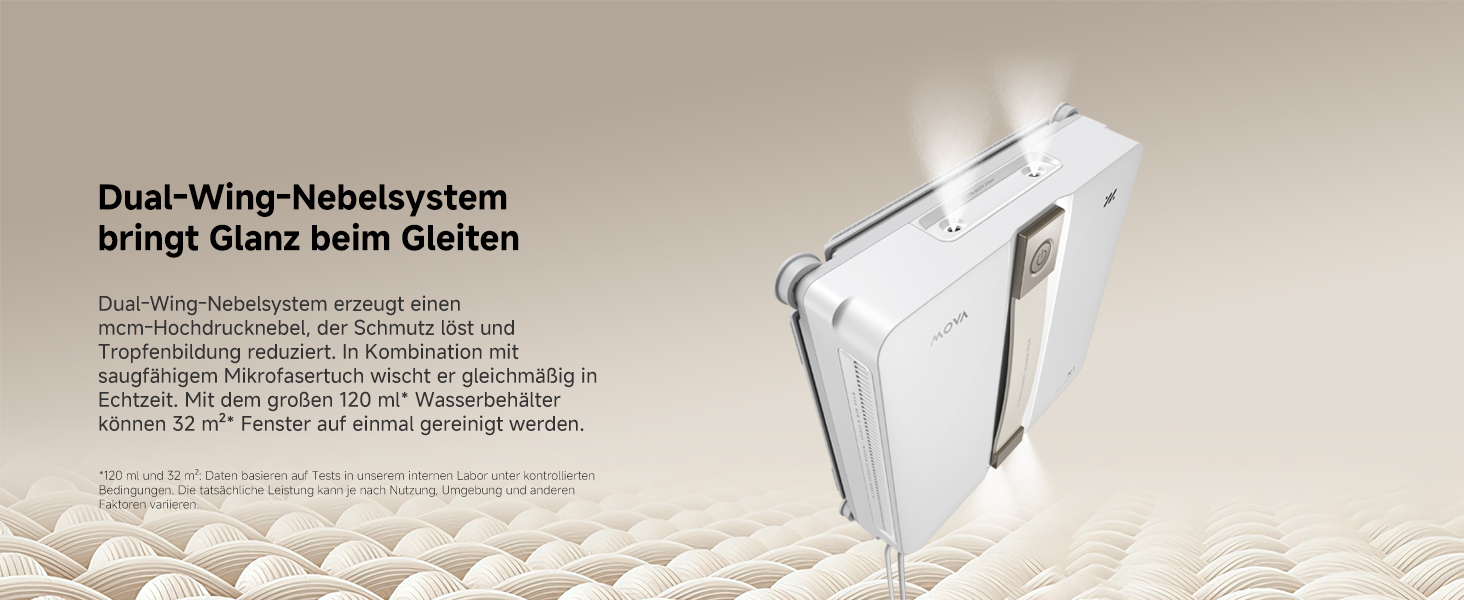 Dual Wing Mist Cleaning System