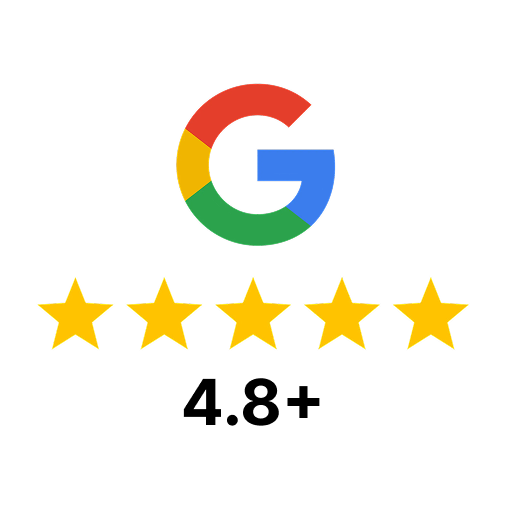 4.8+ Google Rating