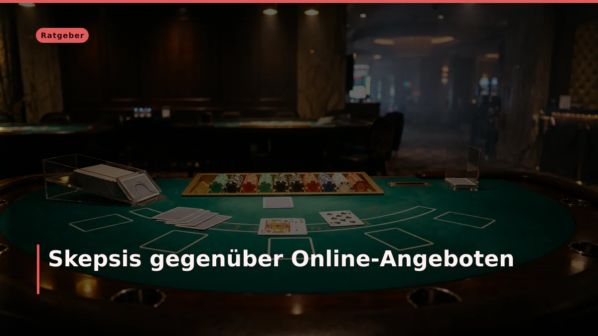 Skepsis gegenüber Online-Angeboten