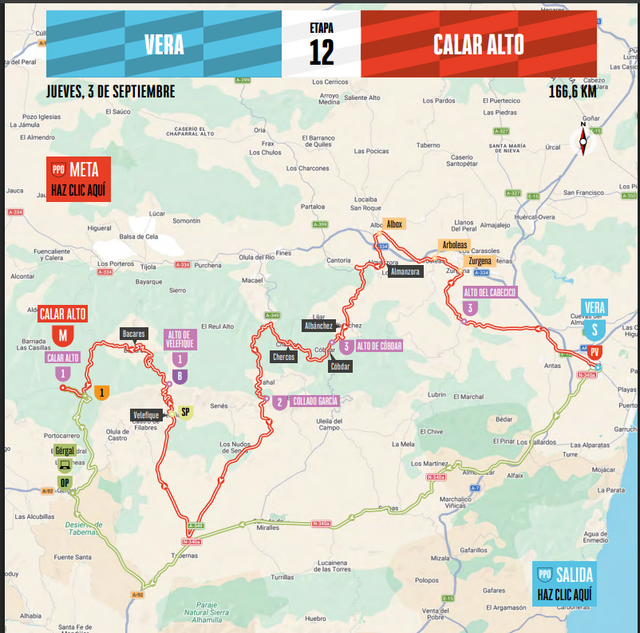 Stage 12 Route