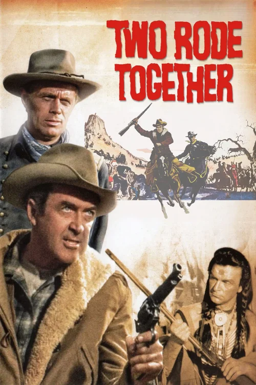 Dwaj jeźdźcy / Two Rode Together (1961) PL.1080p.BDRip.H264-BP007 / Lektor PL