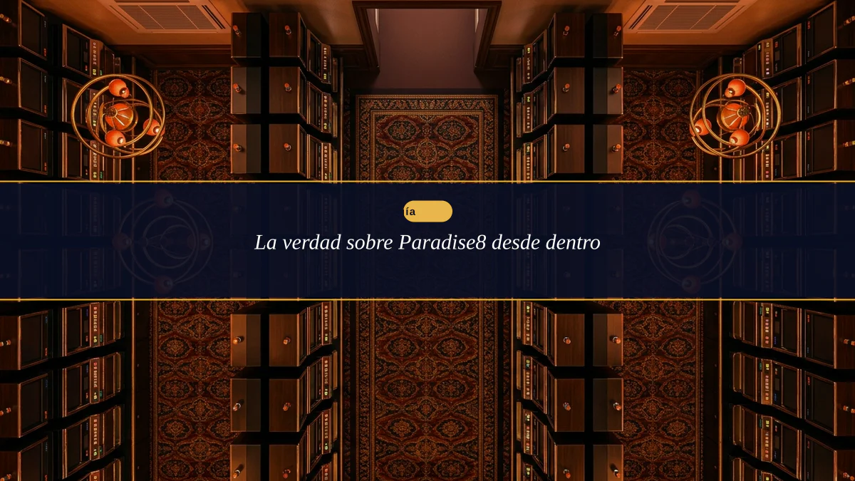 La verdad sobre Paradise8 desde dentro
