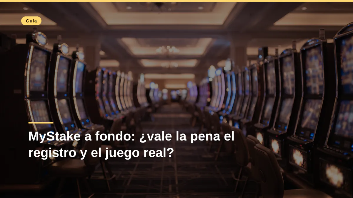 MyStake a fondo: ¿vale la pena el registro y el juego real?