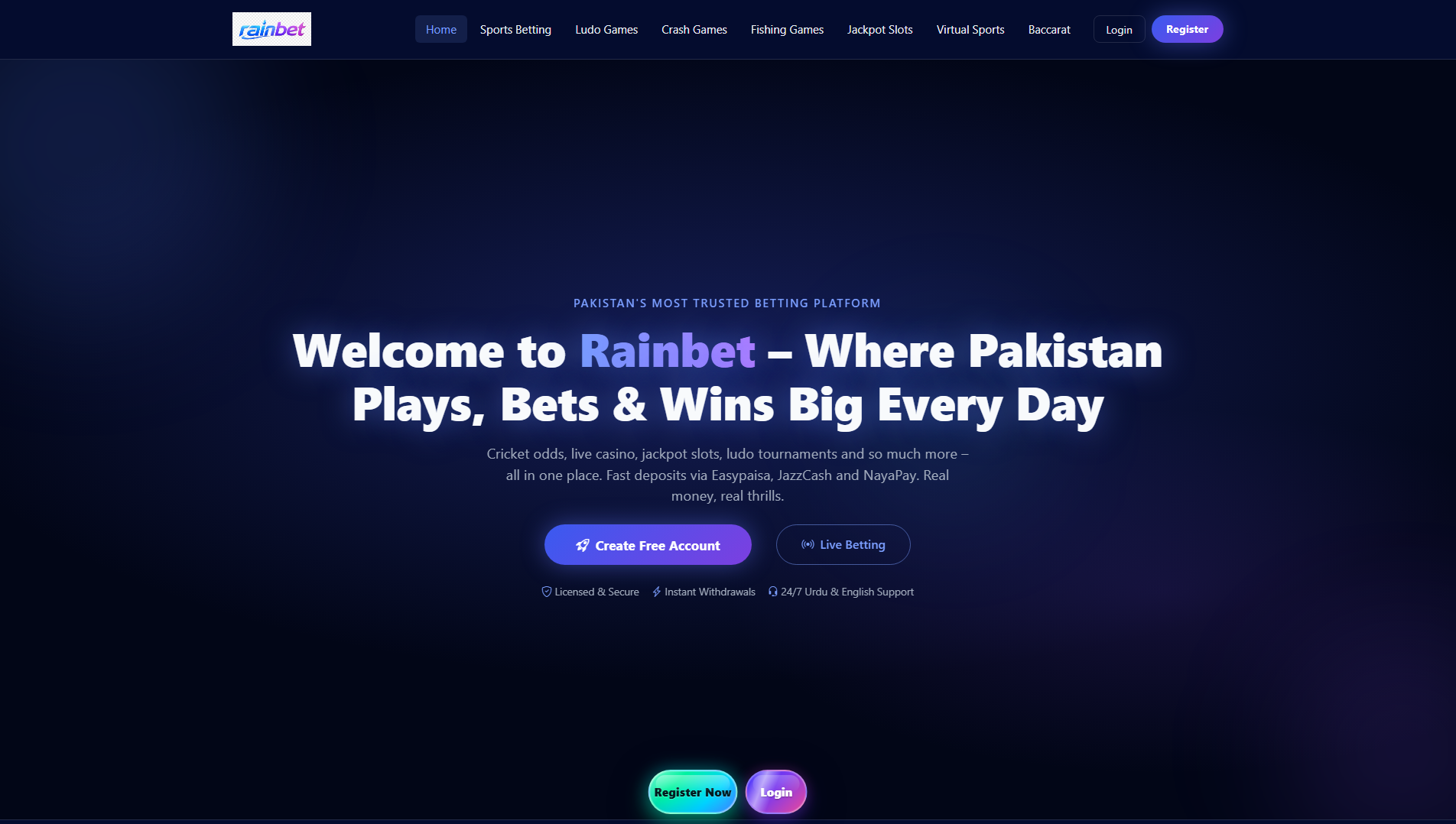 Stored capture of rainbet-jit.net