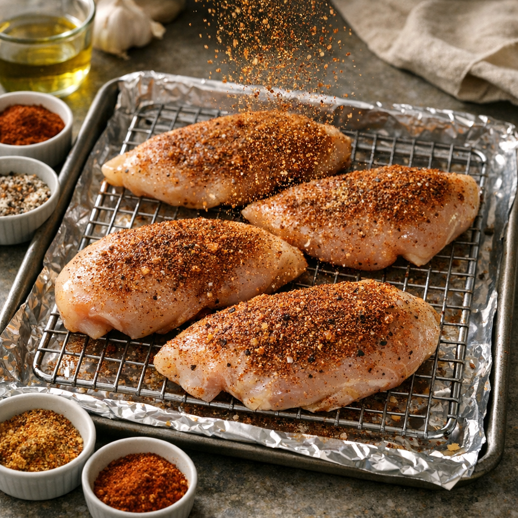 juicy oven baked chicken breast ingredients