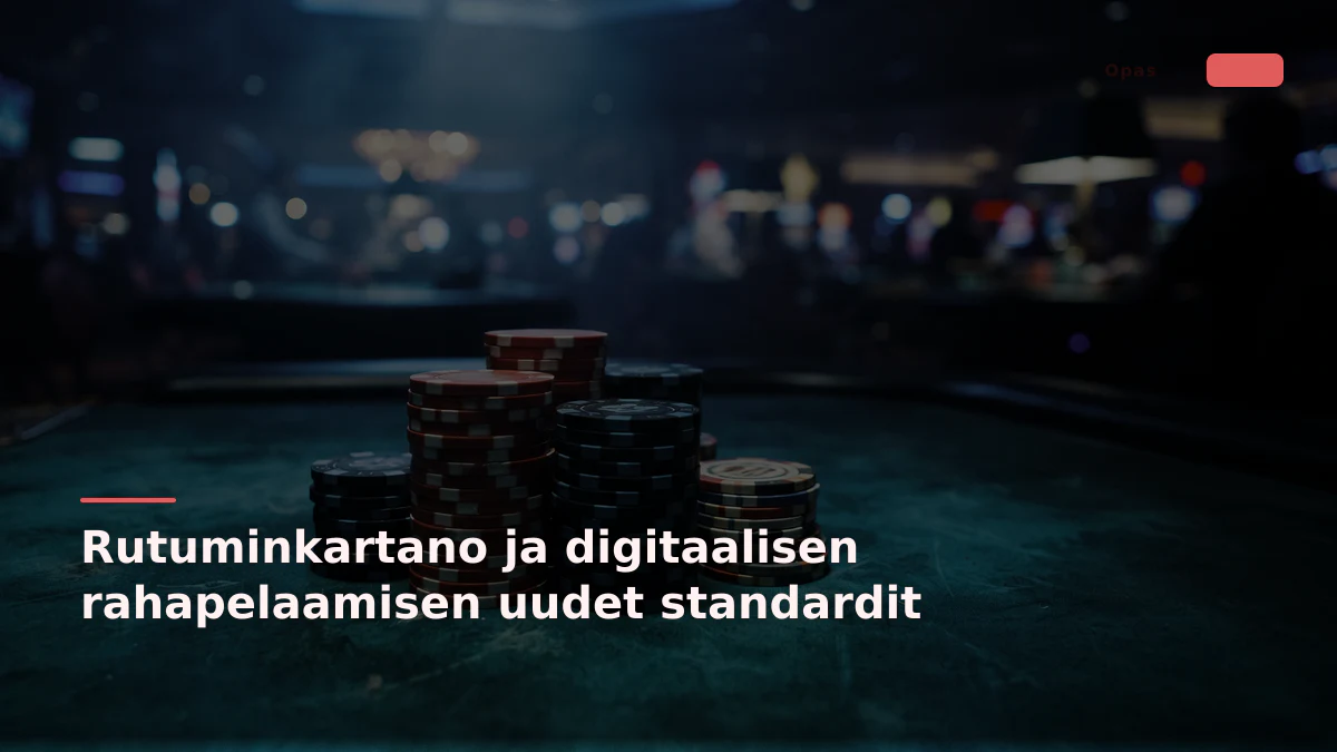 Rutuminkartano ja digitaalisen rahapelaamisen uudet standardit