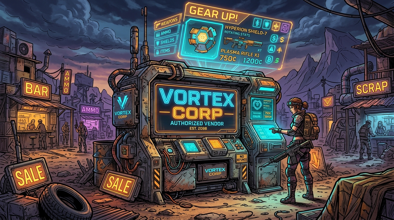 Vortex Vend: In-World Merchant & Networked Vending Suite