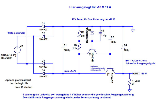 10 V stab Netzteil