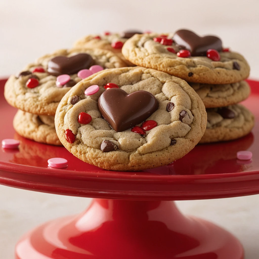 Valentine's Day Chocolate Chip Cookie Recipe