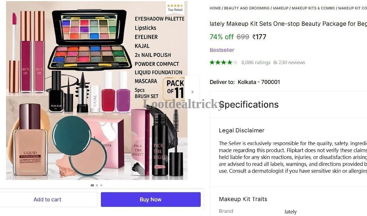 Makeup Kit Set – Just ₹177 | Huge Savings Offer Makeup Kit Set – Just ₹177 | Huge Savings Offer