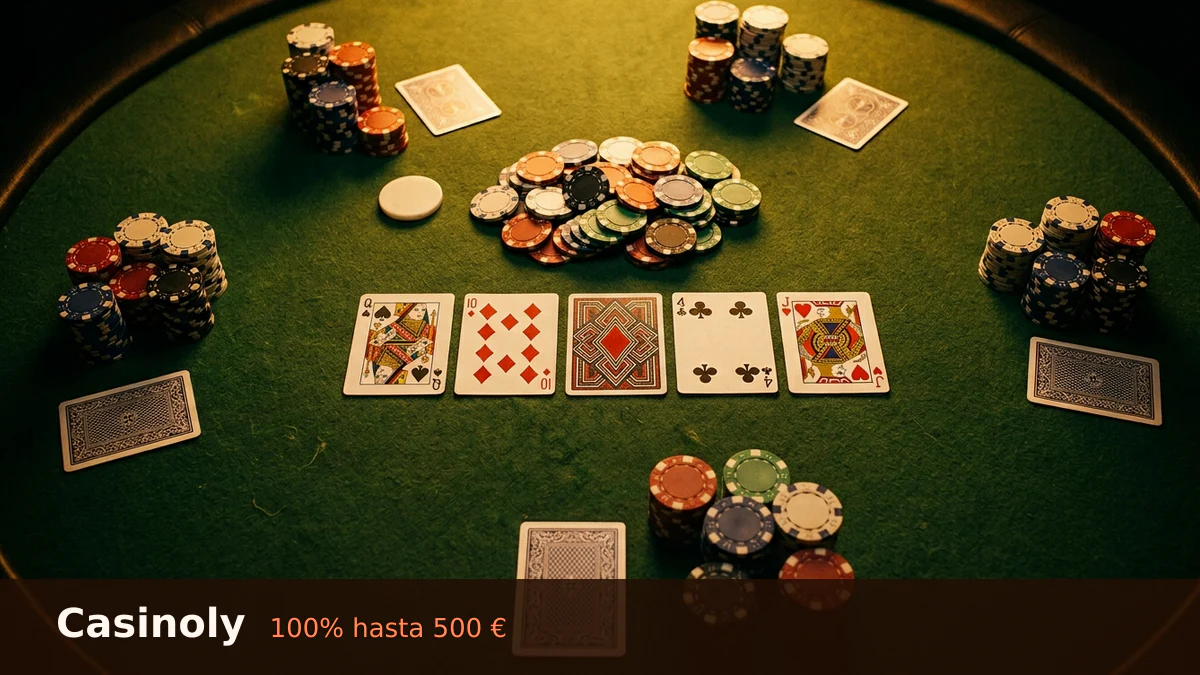 Casinoly — bono de bienvenida 100% hasta 500 € + 200 FS, pagos: Visa, Mastercard, Skrill, Neteller, Paysafecard