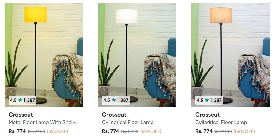 Crosscut Floor Lamps – Lowest Price Get 70% OFF Today