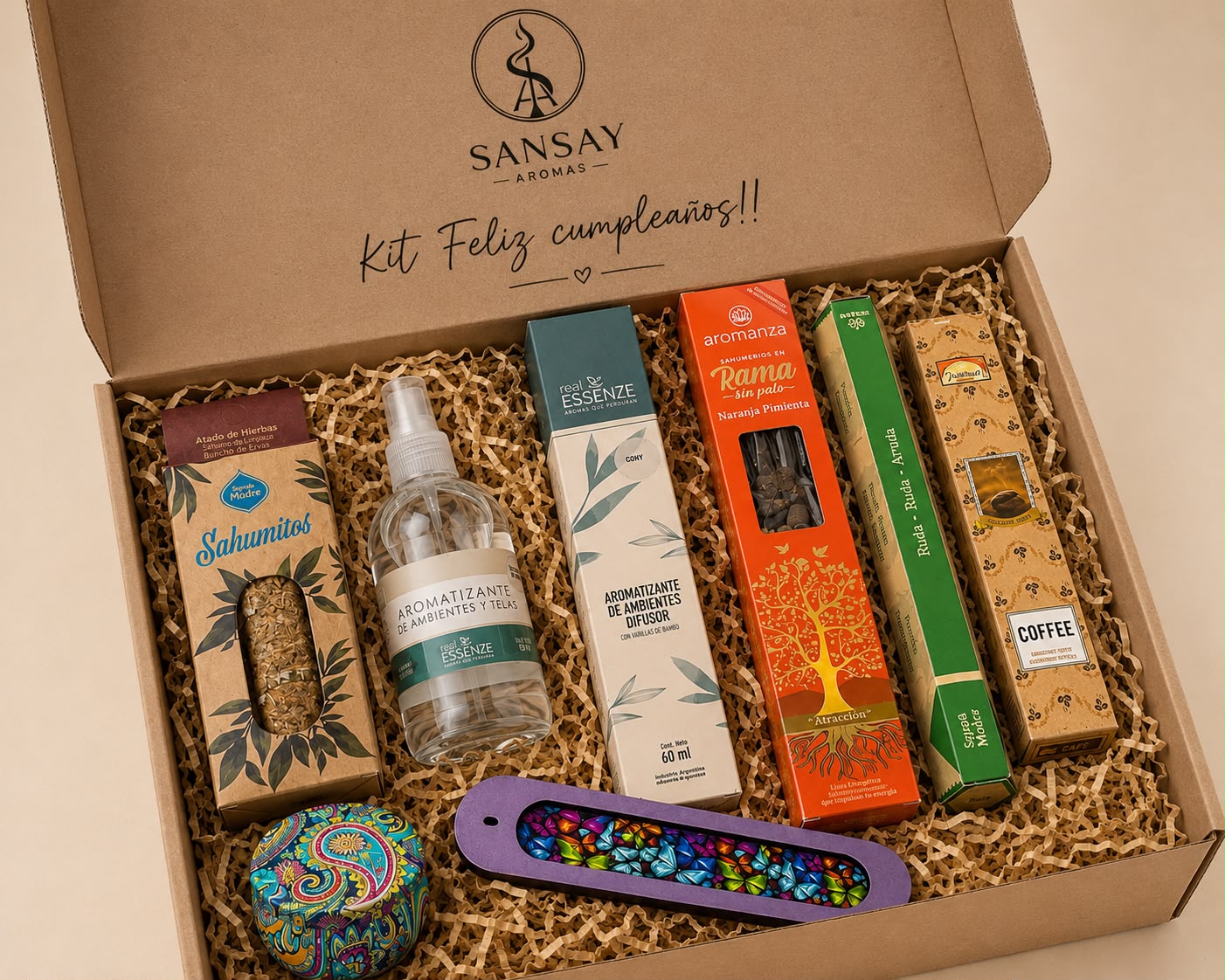 Kit Feliz Cumplea&ntilde;os de Sansay Aromas