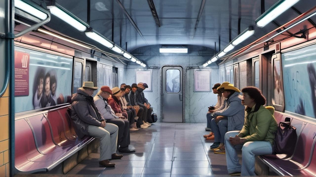 LEXICA Subway Train Interior from Rock Bottom 03