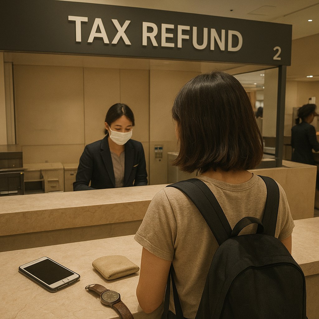 seoul department store tax refund counter