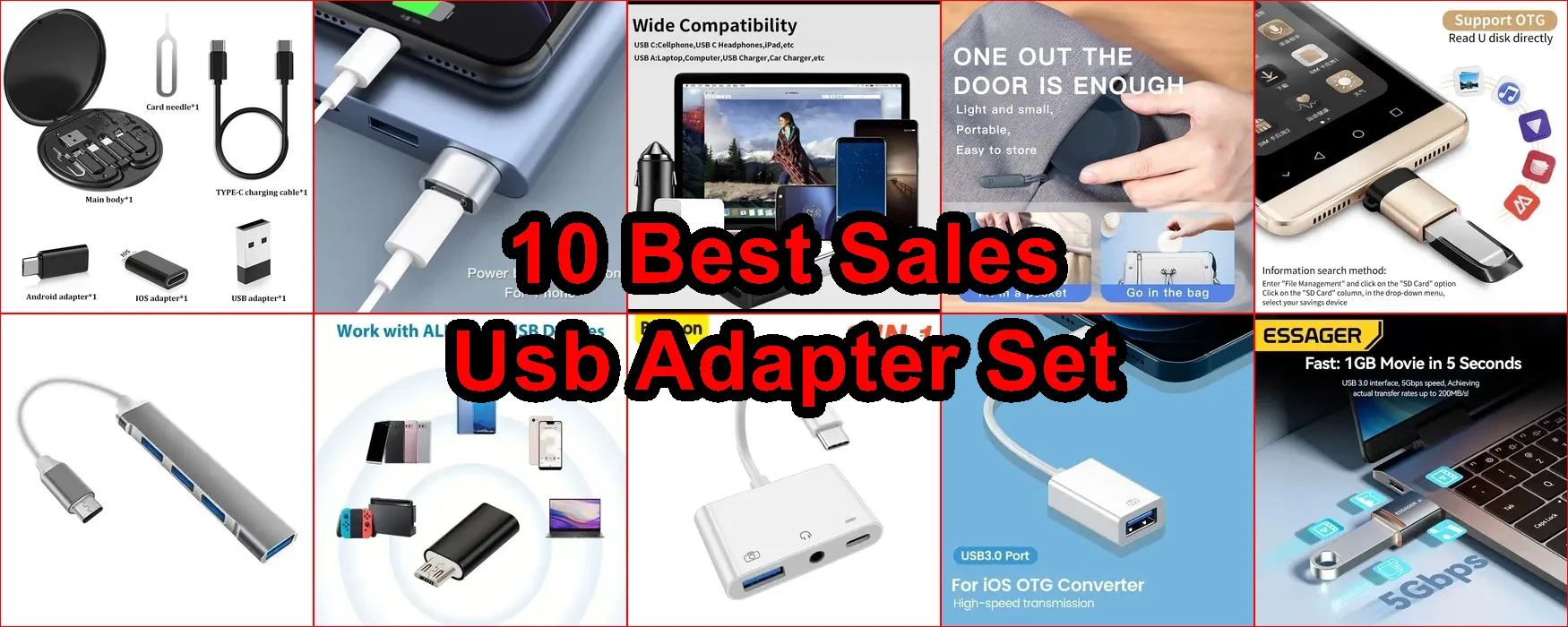 USB轉接器套裝 評價