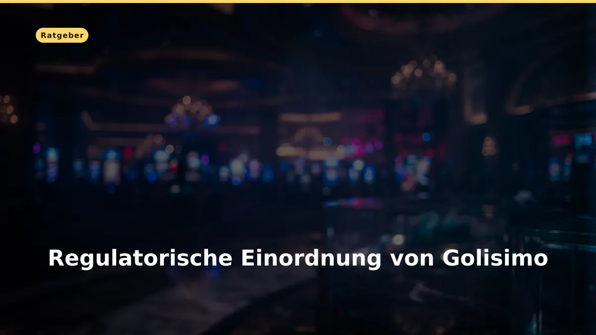 Regulatorische Einordnung von Golisimo