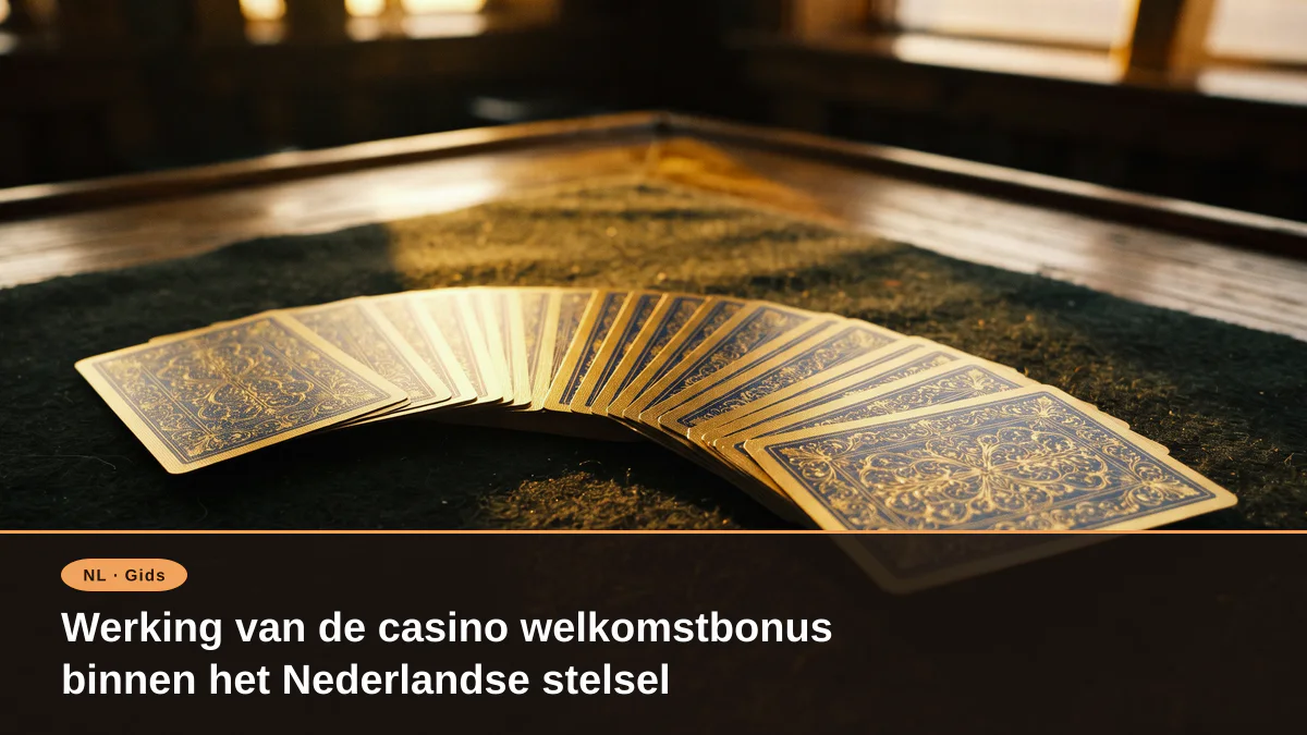 Werking van de casino welkomstbonus binnen het Nederlandse stelsel