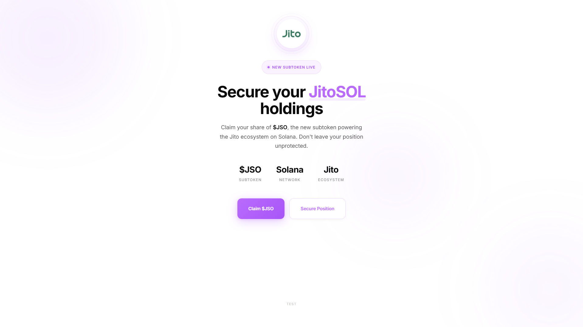 Screenshot of jitochain.live