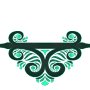 Page Break | Turquoise Designed Half