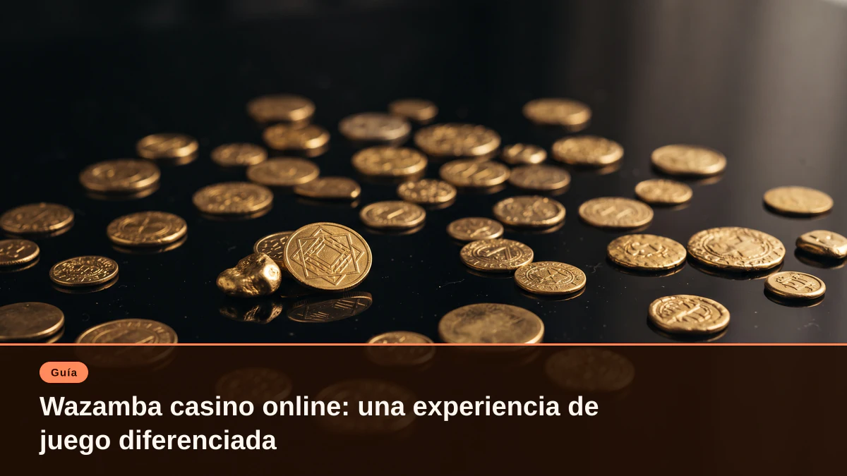 Wazamba casino online: una experiencia de juego diferenciada
