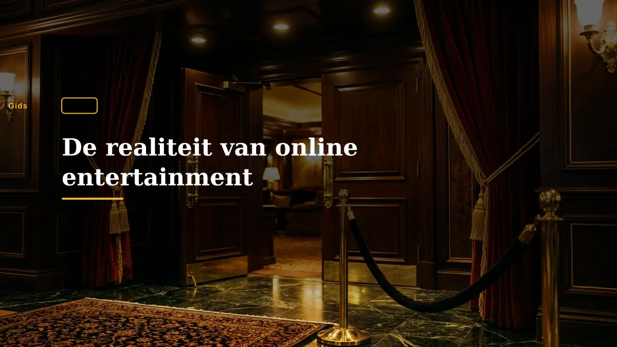 De realiteit van online entertainment