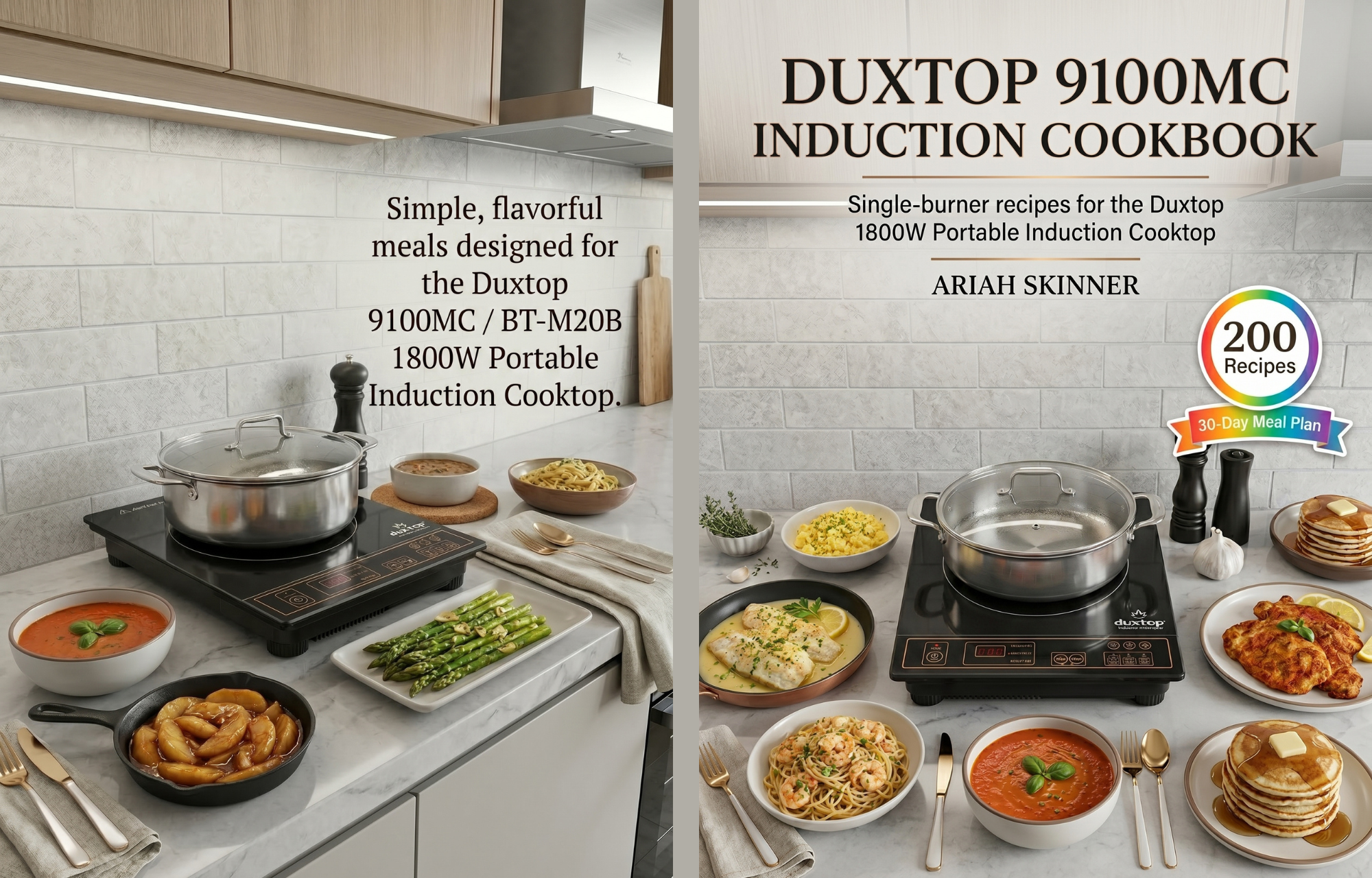 Duxtop 9100MC Induction Cookbook cover