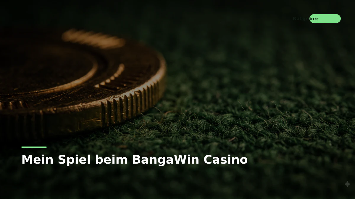Mein Spiel beim BangaWin Casino