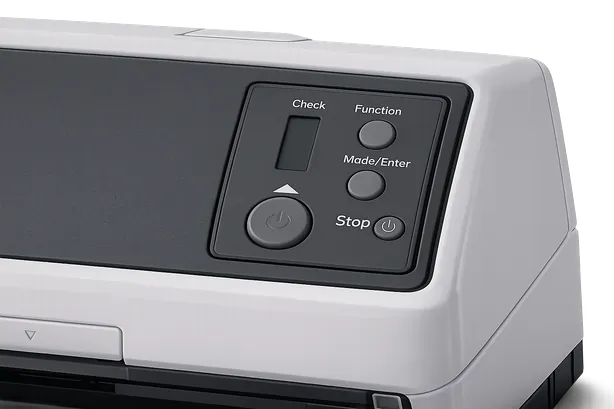 Ricoh Fujitsu fi-8150U — panel kawalan