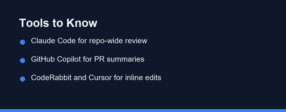Tools to Know