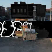 Graffiti artwork by Mosty