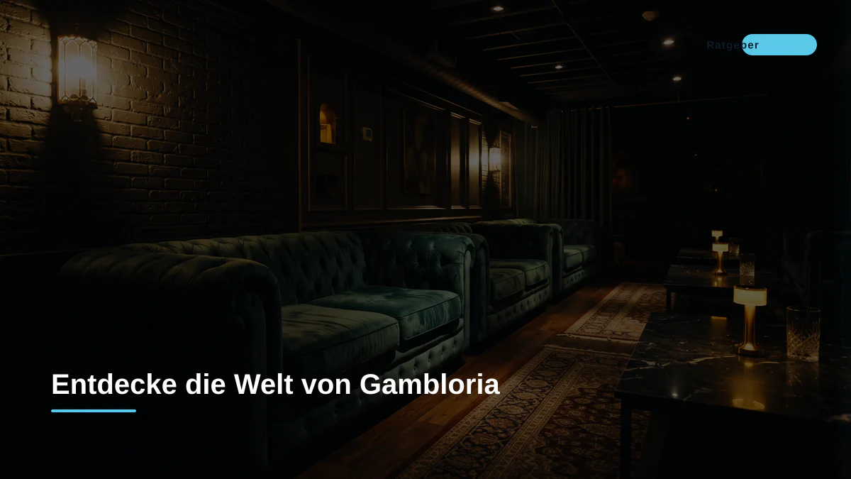 Entdecke die Welt von Gambloria