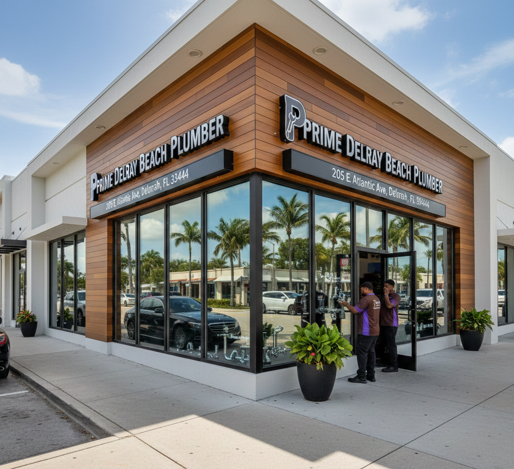 Prime Delray Beach Plumber Front Store