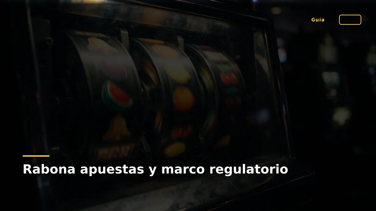 Rabona apuestas y marco regulatorio