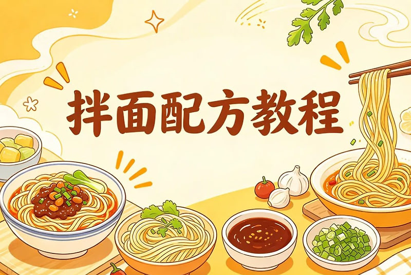几十套拌面配方教程，从经典酱料到地方风味合集