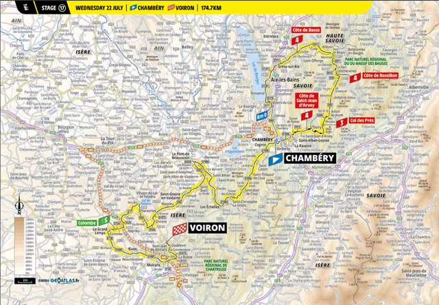 Stage 17 Route