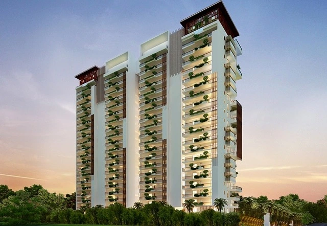 KBR National Park aerial view from Jubilee Hills residential tower